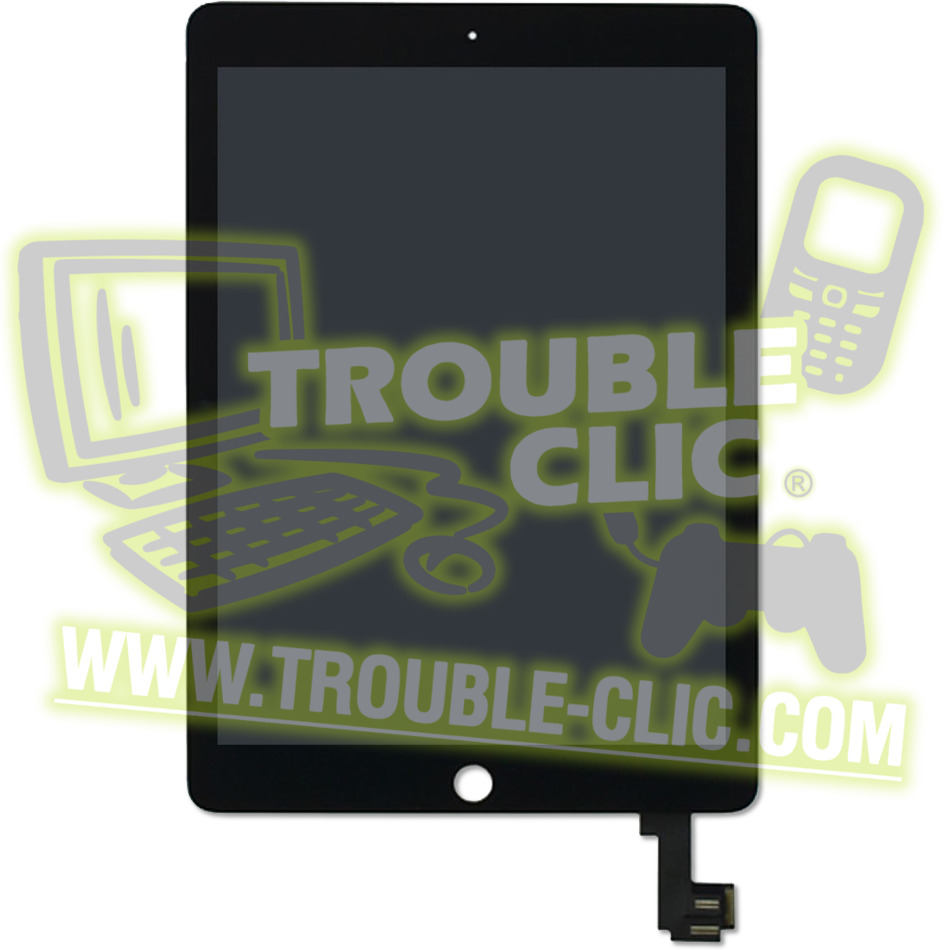 Acheter pour réparer Ecran tactile noir + LCD de remplacement pour iPad Air  2 (A1566 / A1567) [ Trouble Clic ]