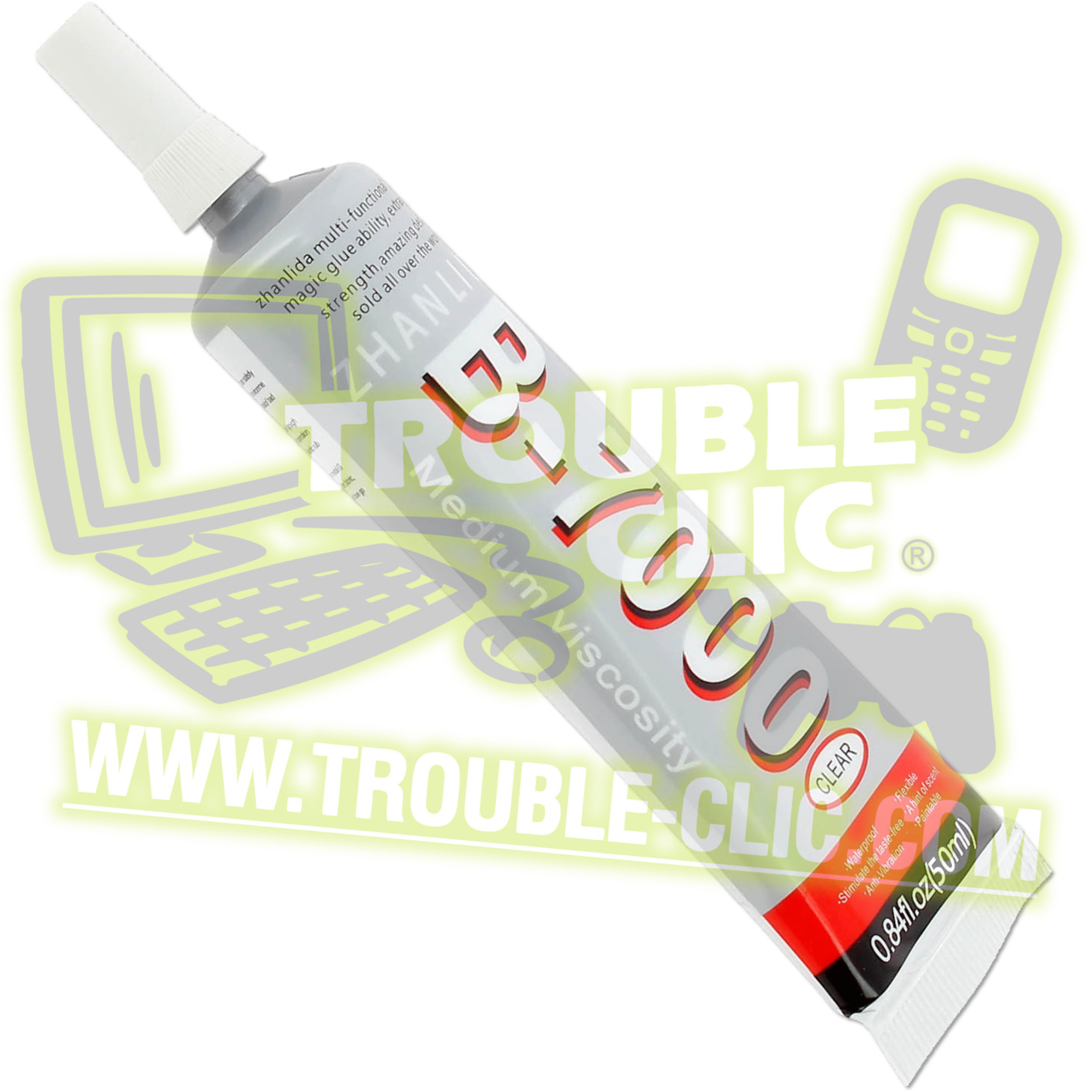 COLLE B7000 50 ML Super Glue Pour Réparation Pose Téléphones Smartphones  Tablettes